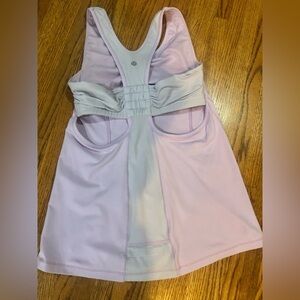 Lululemon Lavender with Gray Tank Top Sz 8